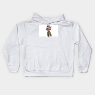 Flowers For E Kids Hoodie